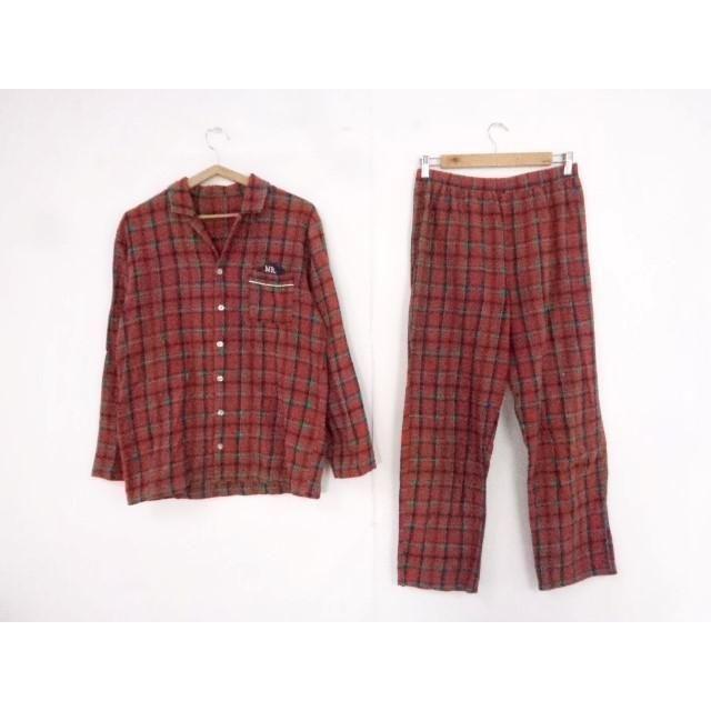 中古 ピーチジョン Peach John 上下セットアップ ナイトウェア シャツ パンツ チェック M L 赤 レッド メンズ 0004h Coco R Brand 通販 Yahoo ショッピング