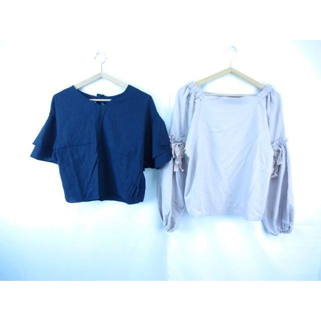 良品 ダブルクローゼット W Closet プルオーバー カットソー ガウチョパンツ 4点 Fサイズ 薄ピンク 紺 アイボリー 白黒ストライプ レディース 0004h Coco R Brand 通販 Yahoo ショッピング