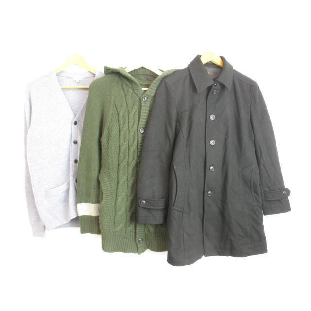 中古 パーフェクトスーツ ユニクロ レスキュースクワッド ニットカーディガン コート 冬物 等 3点セット M ブラック カーキ ライトブルー メンズ 0004ha Coco R Brand 通販 Yahoo ショッピング