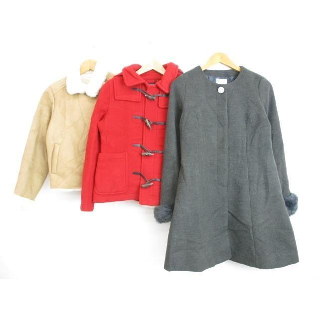 良品 マジェスティックレゴン ダズリン シップス ダッフルコート ファーライダースジャケット ノーカラージャケット 冬物 等 ３点セット 34 S レッド ベージュ 0004ha Coco R Brand 通販 Yahoo ショッピング