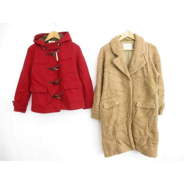 中古 レイビームス ローズバッド アースミュージック エコロジー ダッフルコート コート ショートブーツ 冬物 等 3点セット 0 22 5 レッド ブラウン キャメル 0004ha Coco R Brand 通販 Yahoo ショッピング