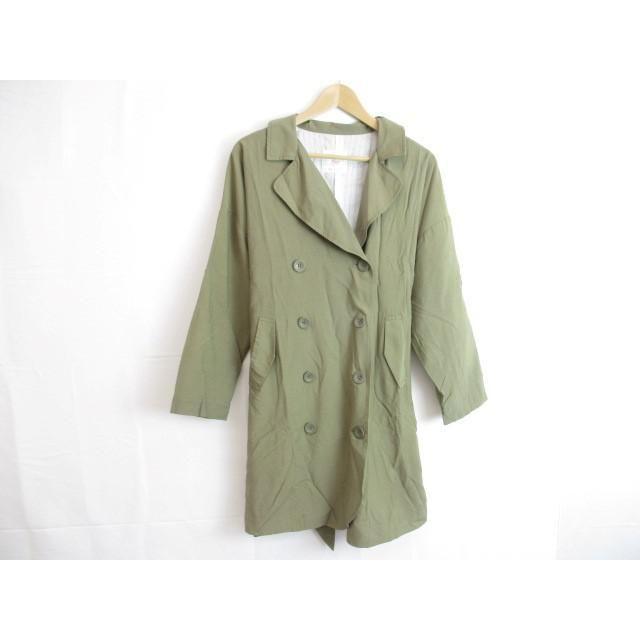 良品 ヘザー Heather トレンチコート F カーキ ベルト付き ロング 薄手 レディース 0004kb Coco R Brand 通販 Yahoo ショッピング