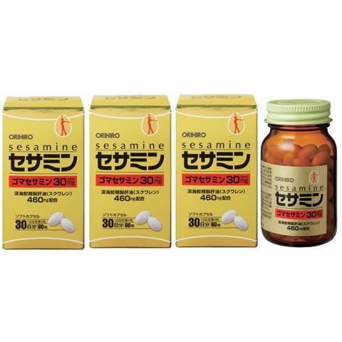 送料無料】セサミン 60粒×3個セット オリヒロ : 十字屋薬粧 - 通販