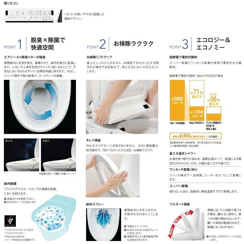 LIXILシャワートイレ　ニューパッソCW-EA23A　手動ハンドル用　会社、個人事業主様限定メーカー直送にてお届け。の画像