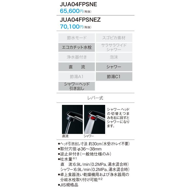 Panasonic（パナソニック） 【JUA04FPSNE】PANASONICハンドシャワー