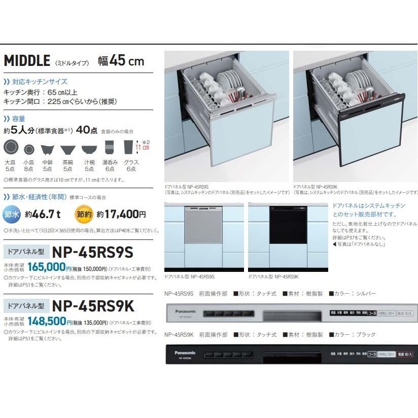 Panasonic（パナソニック） 【新発売】PANASONICビルトイン食洗機R9