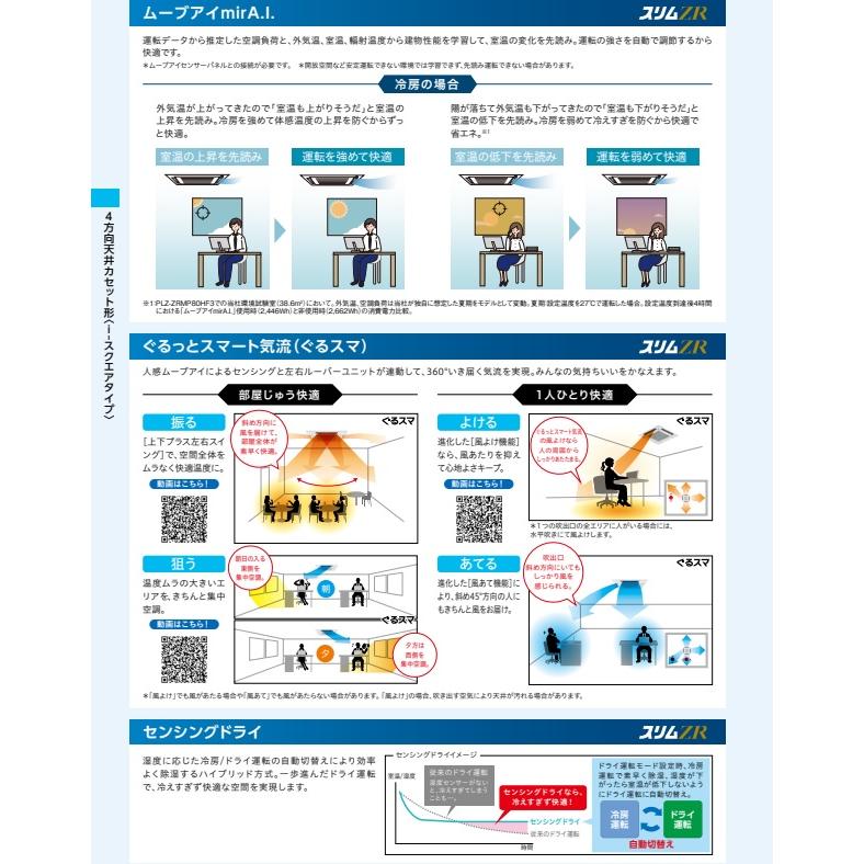 三菱電機 【スリムER PLZ-ERMP63SH4】三菱電機スリムエアコン4 三菱電機 【スリムER PLZ-ERMP63SH4】三菱電機スリムエアコン4
