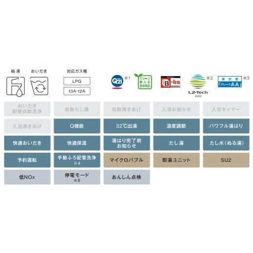 リンナイ（Rinnai） リンナイガスふろ給湯器屋外壁掛型24号エコ