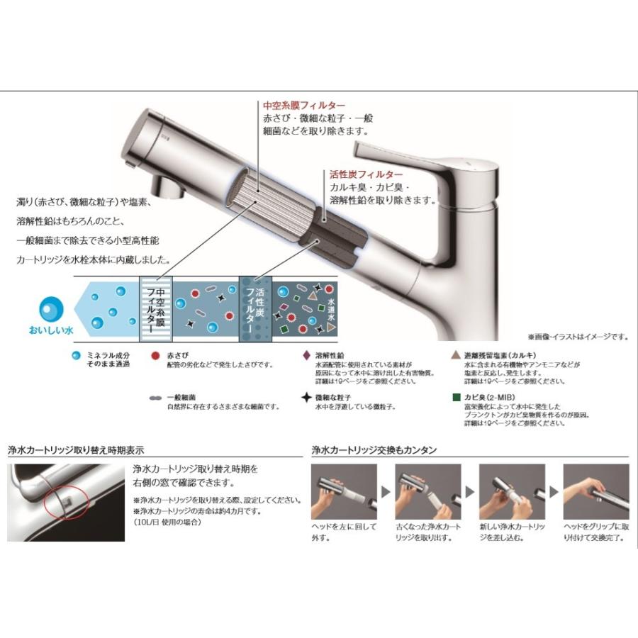TOTO TOTO浄水器兼用シングルシャワー水栓 TKS05308Z (寒冷地 TOTO TOTO浄水器兼用シングルシャワー水栓 TKS05308Z (寒冷地