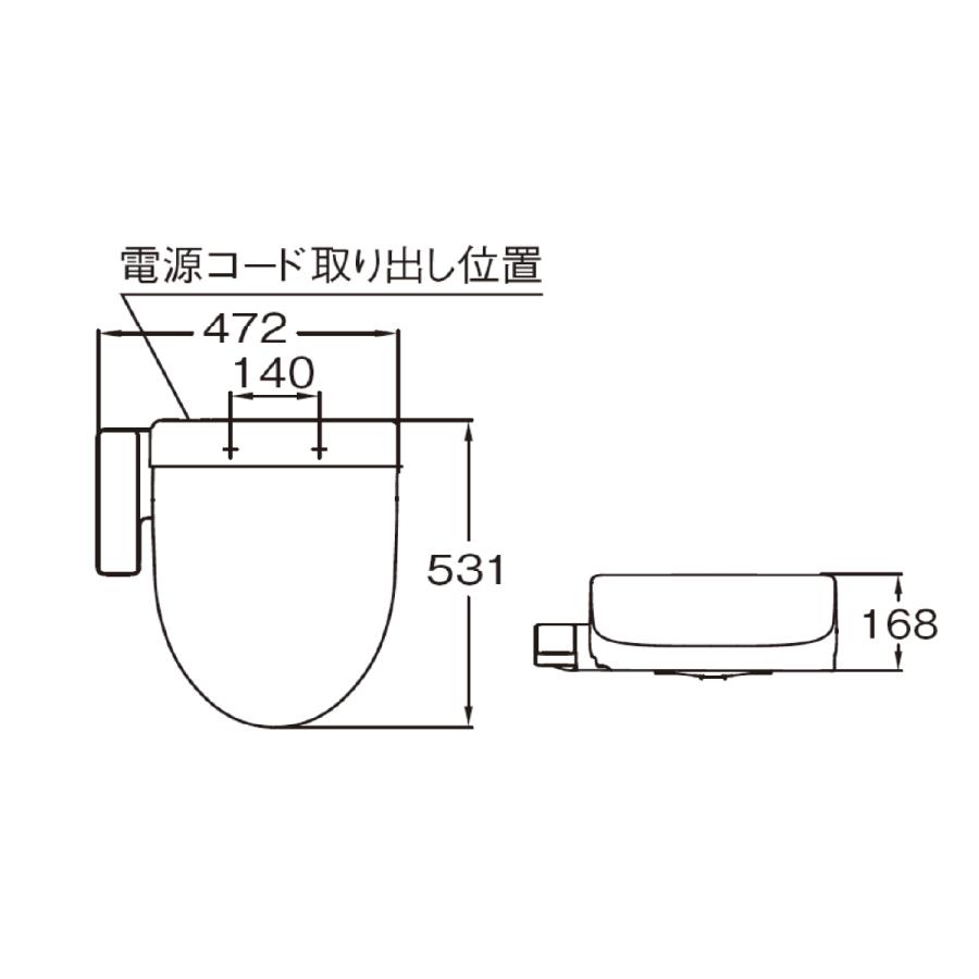 (新品番)TOTO ウォシュレット BV TCF2224E#NW1 ホワイト 瞬間式 脱臭 温水洗浄便座 | TOTO | 01