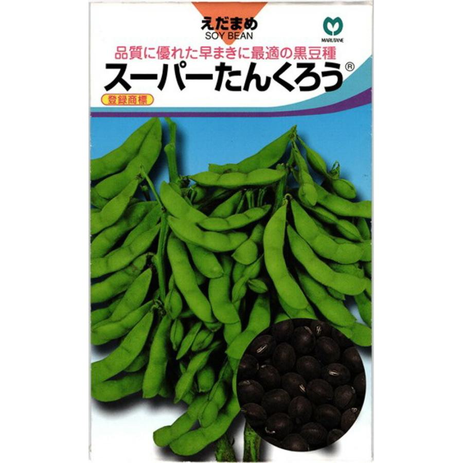 スーパーたんくろう枝豆 1L 枝豆 えだまめ エダマメ【丸種 種 たね タネ】【【通常5倍 5のつく日はポイント10倍】】 | 