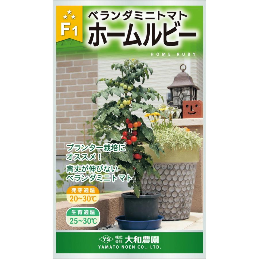 ホームルビー (10粒) トマト とまと 蕃茄【大和農園 種 たね タネ】【通常5倍 5のつく日はポイント10倍】 | 
