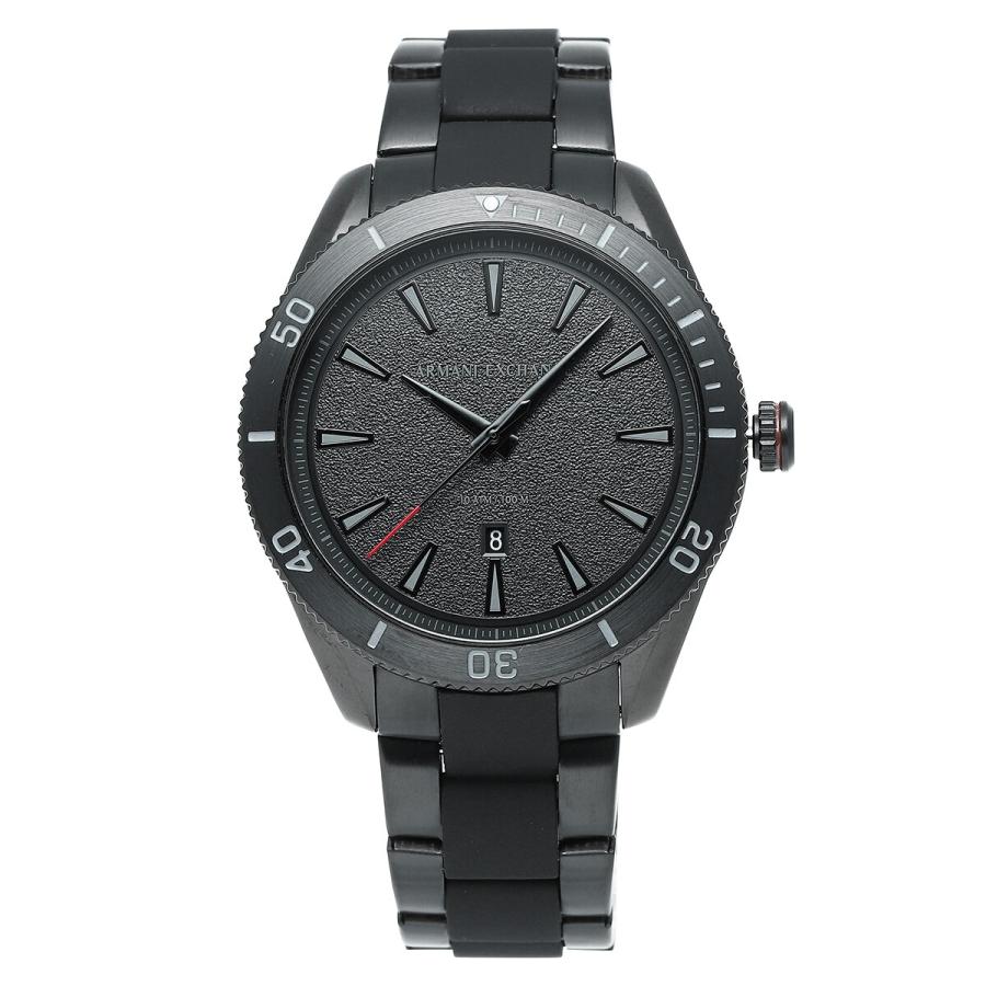 ARMANI EXCHANGE アルマーニエクスチェンジ エンゾ 腕時計 ENZO AX1826 ブラック 新品電池で安心出荷 : ハタ貴金属 ...