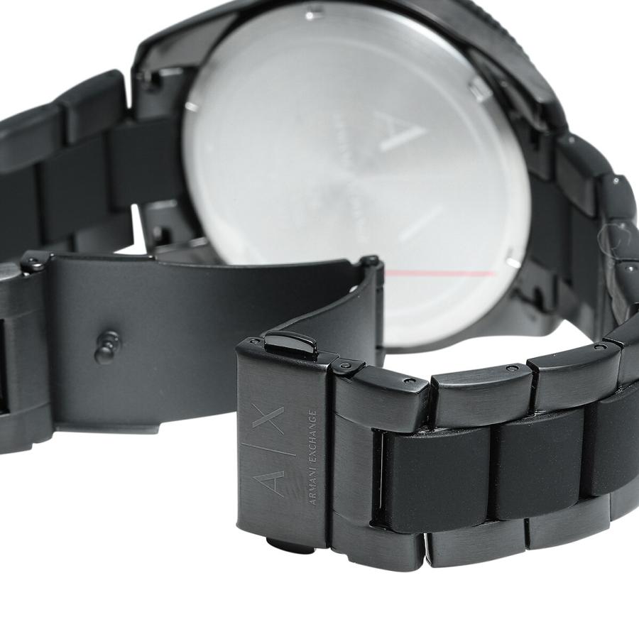 ARMANI EXCHANGE アルマーニエクスチェンジ エンゾ 腕時計 ENZO AX1826 ブラック 新品電池で安心出荷 : ハタ貴金属 ...