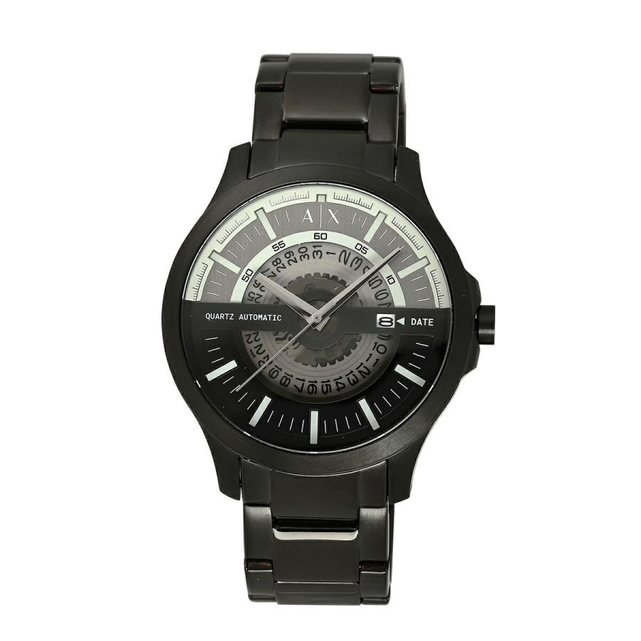 アルマーニエクスチェンジ ハンプトン 腕時計 ARMANI EXCHANGE HAMPTON AX2444 ブラック 新品電池で安心出荷 ...