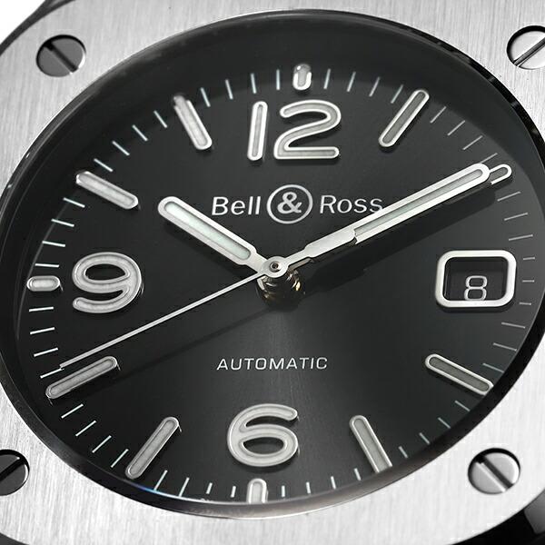 ベル&ロス BR 05 ブラック スチール 腕時計 Bell&Ross BR05A-BL-ST/SRB 黒 ブラック｜jw-hata｜02