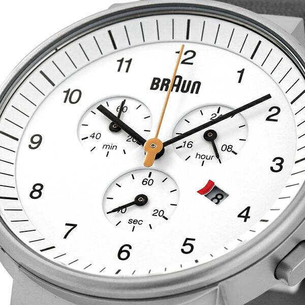 BRAUN（ブラウン） BN0035 腕時計 BN0035WHBKG BRAUN ホワイト 新品 
