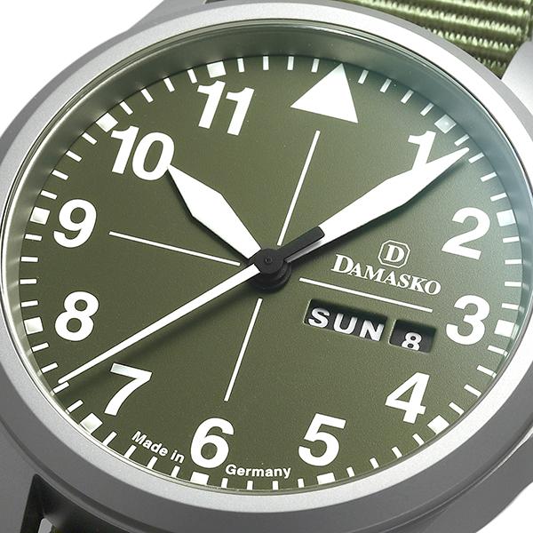 DAMASKO ダマスコ ハンティング 腕時計 DH2.0 N グリーン 緑