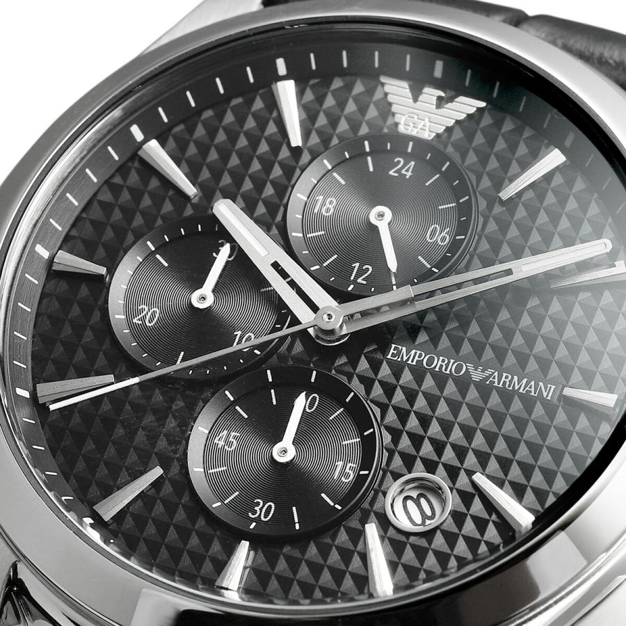 EMPORIO ARMANI エンポリオアルマーニ パオロ 腕時計 AR11530 ブラック 新品電池で安心出荷 : ハタ貴金属 - 通販 ...