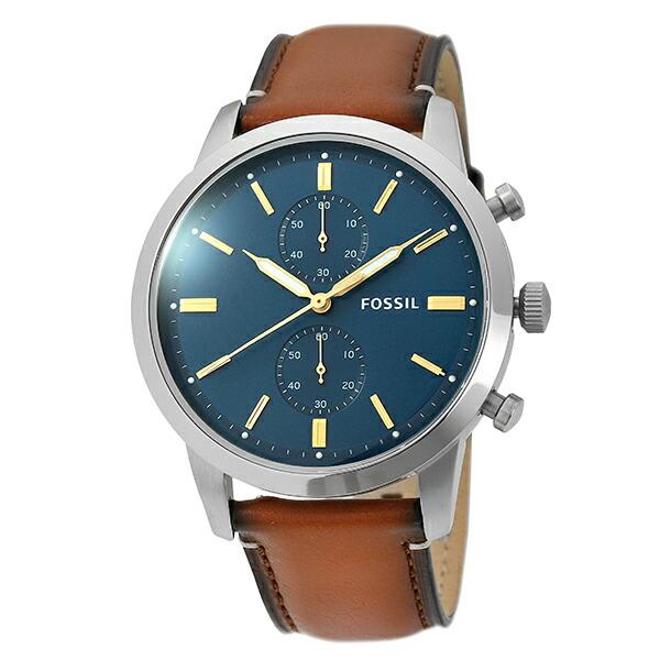 FOSSIL（フォッシル） タウンズマン 腕時計 FOSSIL TOWNSMAN FS5279 ブルー 新品電池で安心出荷 : ハタ貴金属 ...