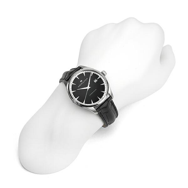 ハミルトン ジャズマスター ジェントクォーツ 腕時計 HAMILTON H32451731 ブラック 新品電池で安心出荷｜jw-hata｜05