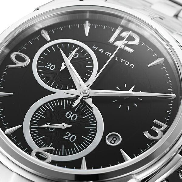 ハミルトン ジャズマスター クロノ 腕時計 HAMILTON H32612135 ブラック 黒 新品電池で安心出荷｜jw-hata｜02
