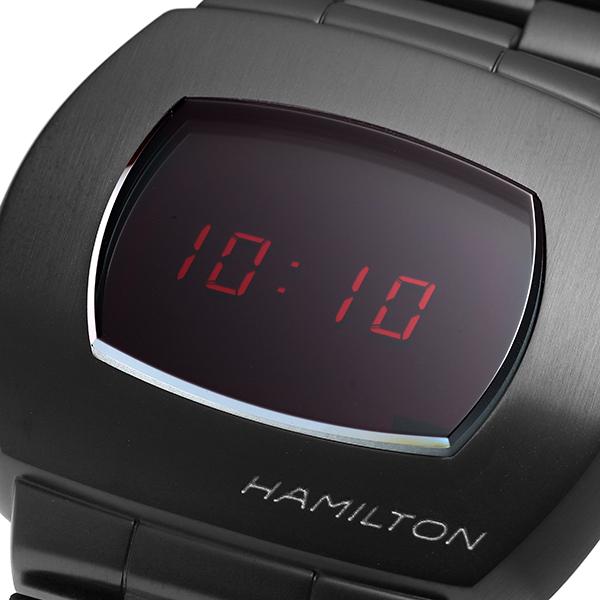 ハミルトン アメリカンクラシック パルサー デジタル クォーツ 腕時計 HAMILTON H52404130 ブラック 黒 新品電池で安心出荷の画像