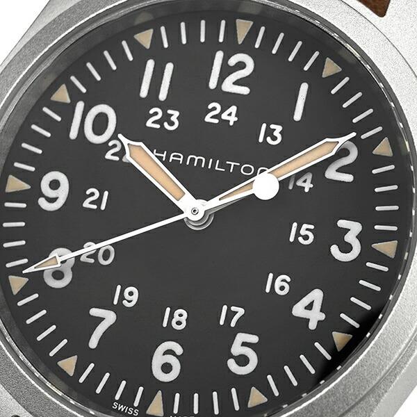 ハミルトン カーキフィールド メカニカル 腕時計 HAMILTON H69439531 ブラックの画像