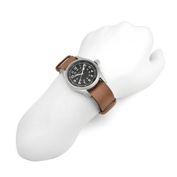 ハミルトン カーキフィールド メカニカル 腕時計 HAMILTON H69439531 ブラックの画像