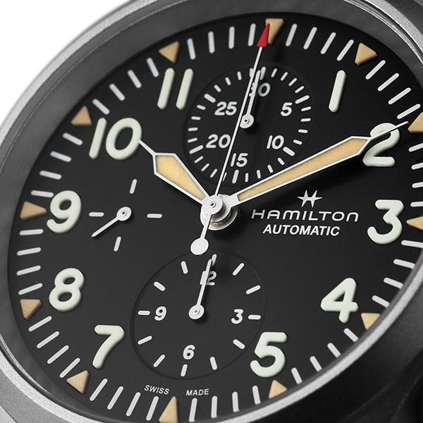HAMILTON ハミルトン カーキフィールド オート クロノ 腕時計