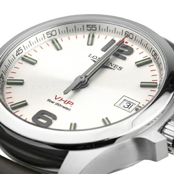 ロンジン コンクエスト V.H.P. 腕時計 LONGINES L3.716.4.76.5 シルバー 銀 新品電池で安心出荷の画像