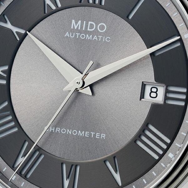 ミドー バロンチェッリ 自動巻き グレー 文字盤 ステンレス レディース 腕時計 ミドー バロンチェッリ 自動巻き グレー 文字盤 ステンレス レディース