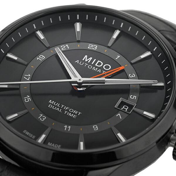 ミドー マルチフォート デュアルタイム GMT 腕時計 MIDO M038.429.36.051.00 ブラックの画像