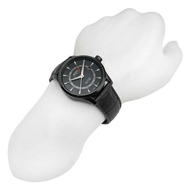 ミドー マルチフォート デュアルタイム GMT 腕時計 MIDO M038.429.36.051.00 ブラックの画像