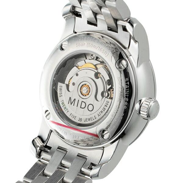 ミドー バロンチェッリ 自動巻き グレー 文字盤 ステンレス レディース 腕時計 M007.207.11.038.00 ミドー バロンチェッリ