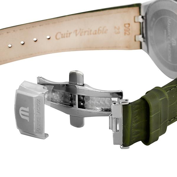 モーリスラクロア アイコン クォーツ 腕時計 MAURICE LACROIX AI1008-PVB21-330-1 ブラック 黒 新品電池で安心出荷の画像