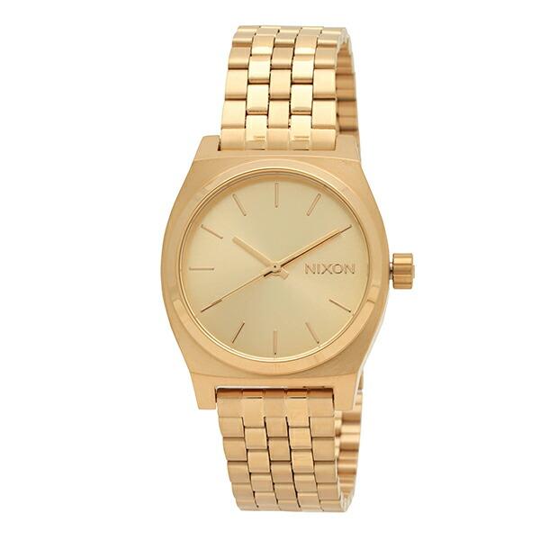 未使用 NIXON ニクソン 腕時計 ミディアム タイムテラー ライトゴールド NIXON（ニクソン） ミディアム タイムテラー 腕時計 NIXON MEDIUM TIME