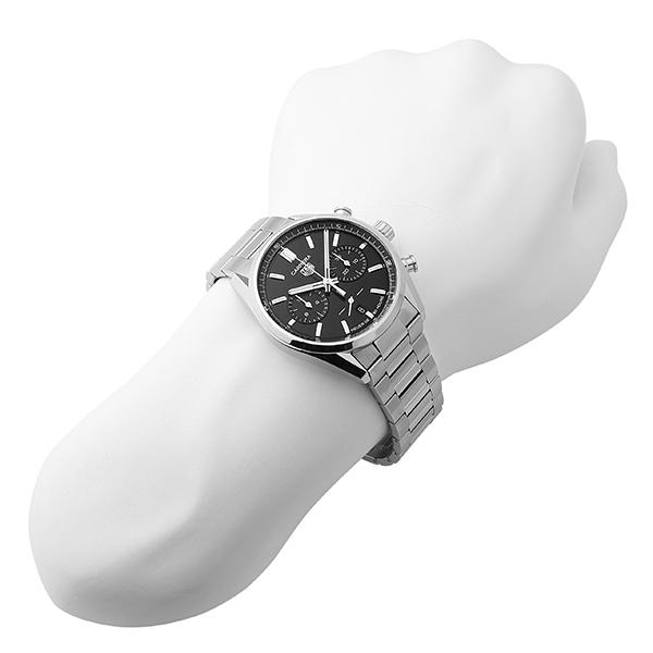 タグホイヤー カレラ キャリバー ホイヤー02 クロノグラフ 腕時計 TAG Heuer CBN2010.BA0642 ブラック 黒｜jw-hata｜06