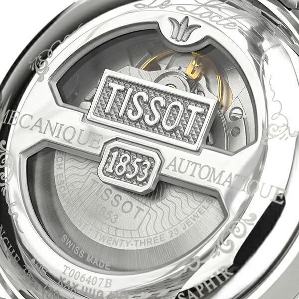 ティソ ル・ロックル パワーマティック 80 腕時計 TISSOT T006.407.11.053.00 ブラック 黒の画像
