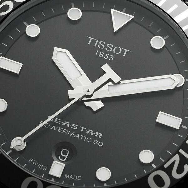 ティソ シースター 1000 オートマティック 腕時計 TISSOT T120.407.37.051.00 ブラック｜jw-hata｜02