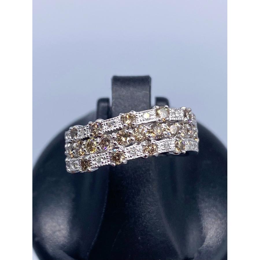 ダイヤモンド 計1.00ct K18WG リング【リフレッシュメント】【CHR01761 