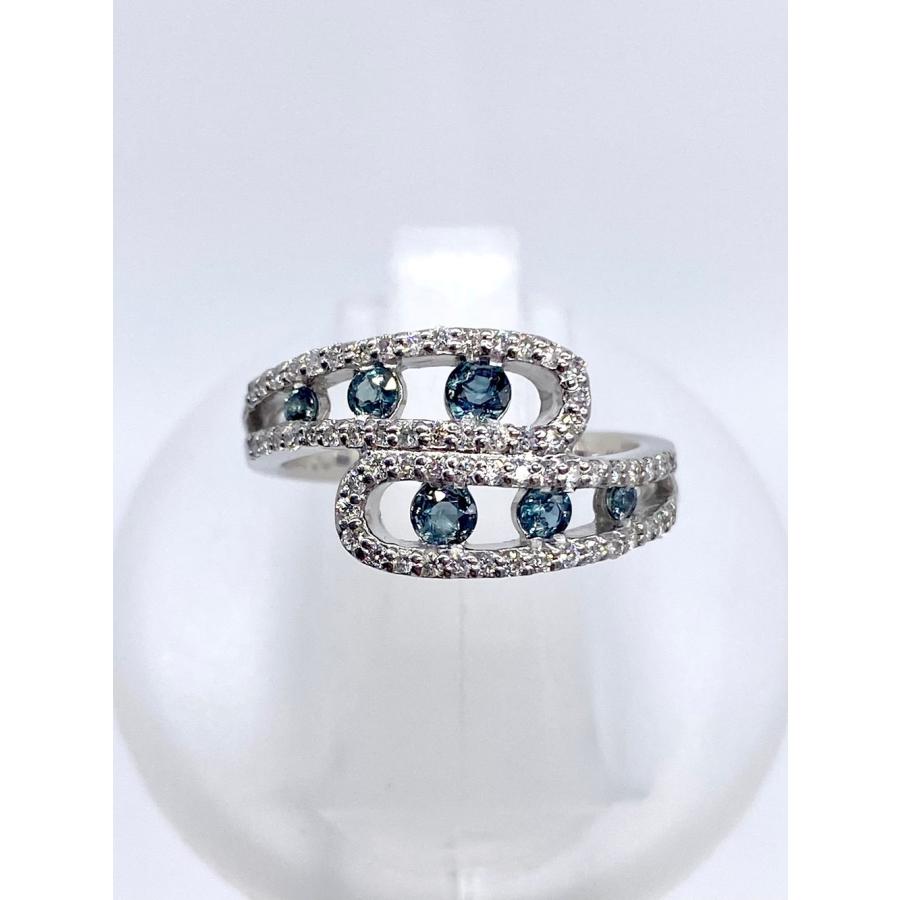 アレキサンドライト 計0.33ct / ダイヤモンド 計0.30ct Pt900