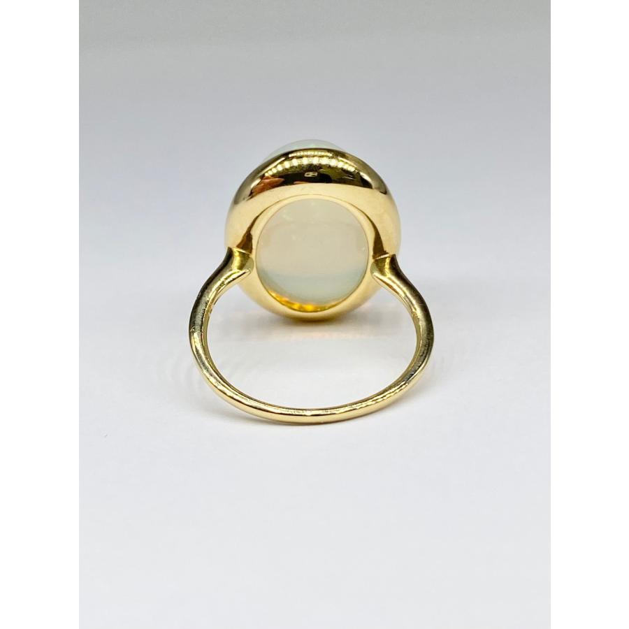 新品】オパール 8.52ct K18 リング【3日以内返品可（※カード/キャリア 