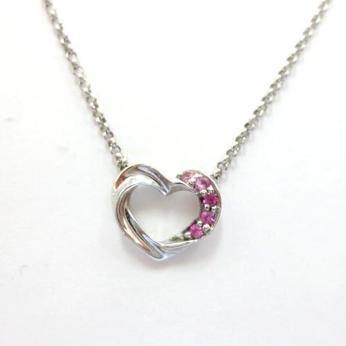STAR JEWELRY ピンクサファイア ネックレス