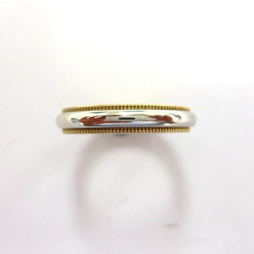 TIFFANY&Co. Tiffany&Co ティファニー Pt950/750 ミルグレイン TIFFANY&Co. Tiffany&Co ティファニー Pt950/750 ミルグレイン