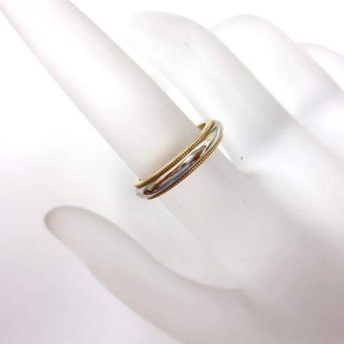 TIFFANY&Co. Tiffany&Co ティファニー Pt950/750 ミルグレイン TIFFANY&Co. Tiffany&Co ティファニー Pt950/750 ミルグレイン