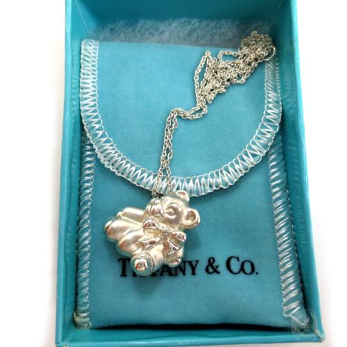 TIFFANY&Co. ティファニー SV925 テディベア ネックレス クマ 