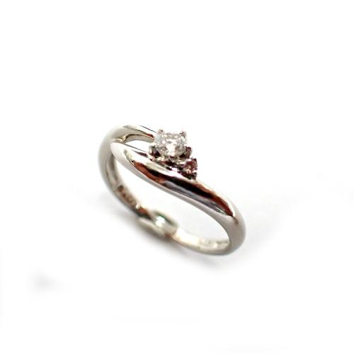 TAKE-UP テイクアップ TAKE-UP Pt950 ダイヤ0.09ct リング 