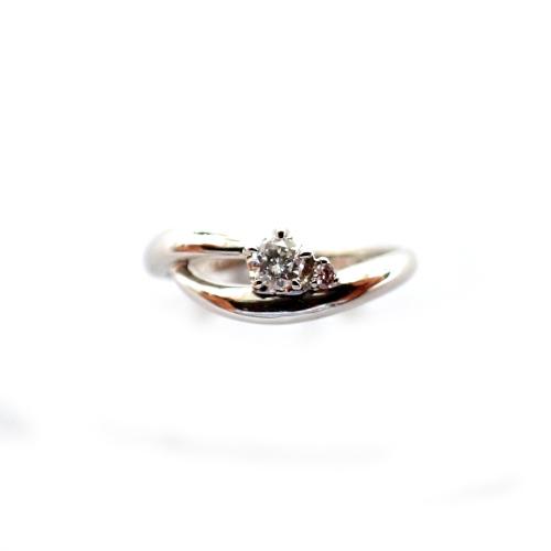 テイクアップ TAKE-UP Pt950 ダイヤ0.09ct リング : mr00522 