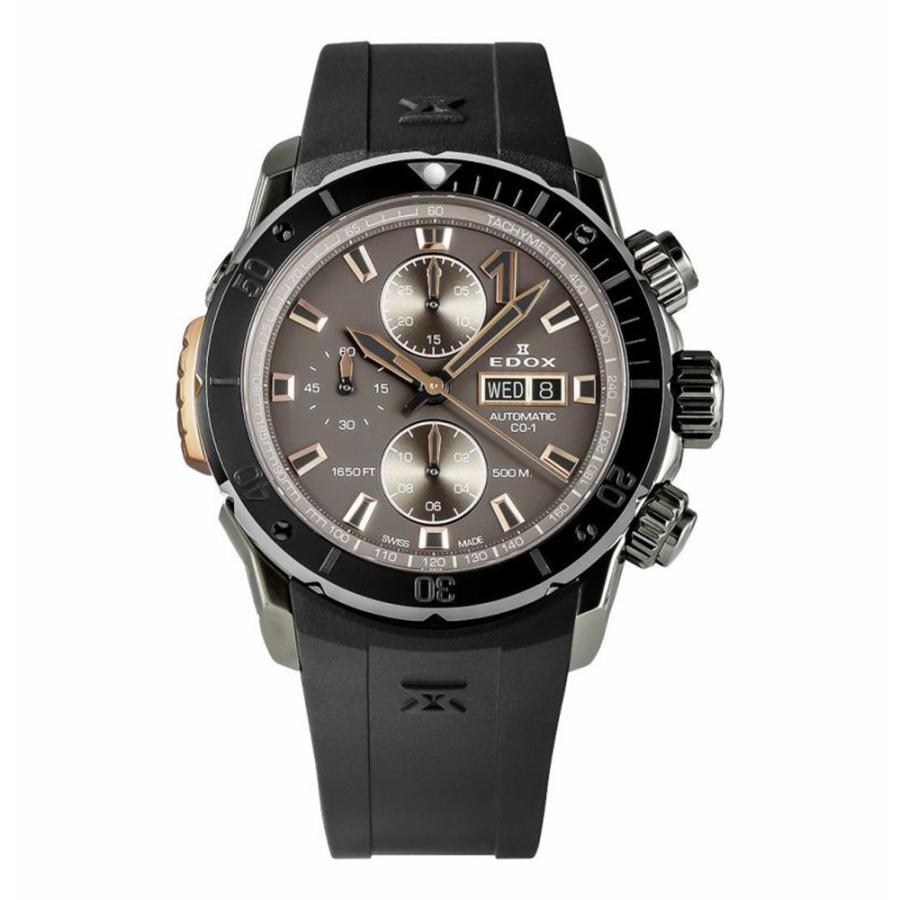 EDOX（エドックス） クロノオフショア1 ベゼルロック クロノグラフ オートマティック 01128-37GNRCA-GNR : oomiya ...